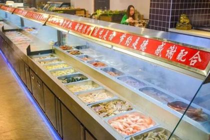 源全道自助纸上烧烤海鲜火锅