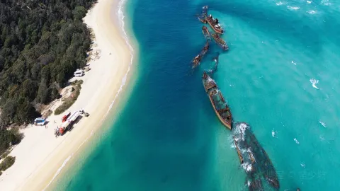 Moreton Island travel destination