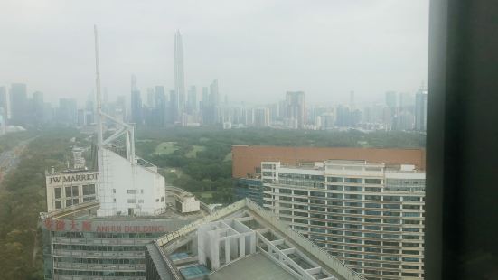 公司所在地理位置号 每天都能看到这一大片绿