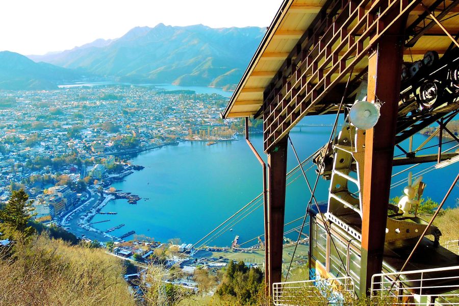 河口湖富士山全景纜車
