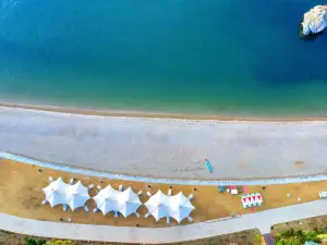 Bathing Beach, Golden Pebble Beach