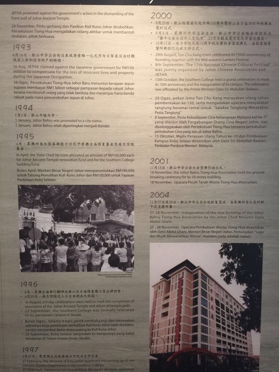 Johor Bahru Chinese Historical Museum travel guidebook u2013must visit 