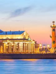 Rostral Columns in Saint Petersburg