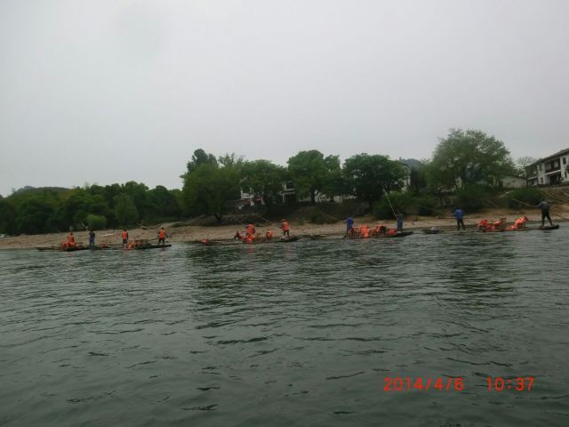 仙水岩蘆溪河竹筏漂流