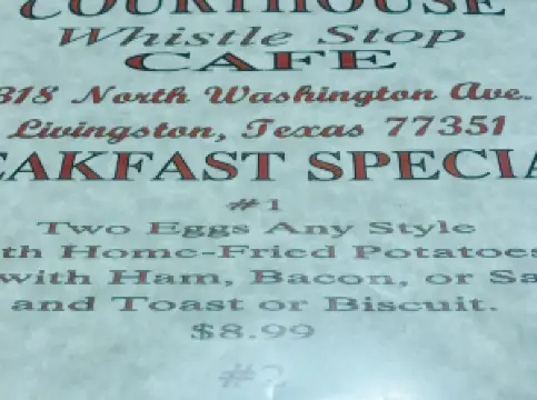 Courthouse Whistlestop Cafe