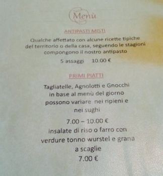 Trattoria L'Angul Dal Fournel