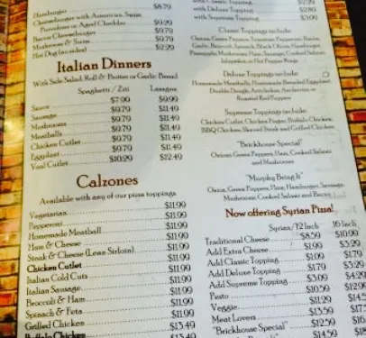 Brick House Center Grille & Pizza