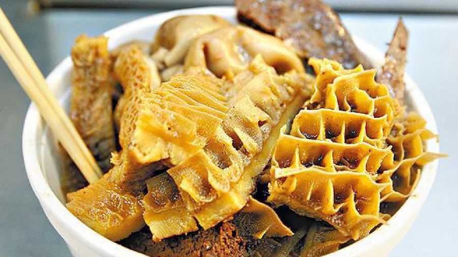 Macau Ming Kee Beef food