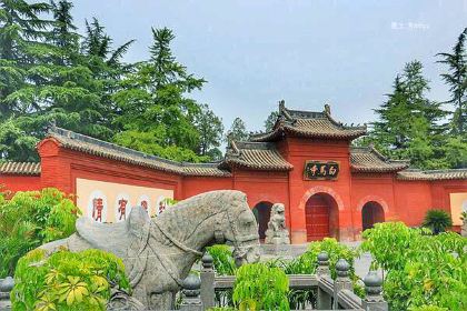 中国　釈源祖庭　白馬寺　駿馬図 中国 釈源祖庭 白馬寺 駿馬図 - メルカリ