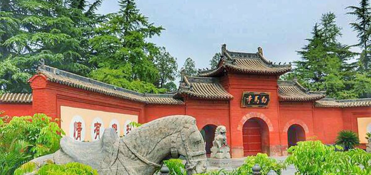 中国 釈源祖庭 白馬寺 駿馬図 中国 釈源祖庭 白馬寺 駿馬図 中国 釈源