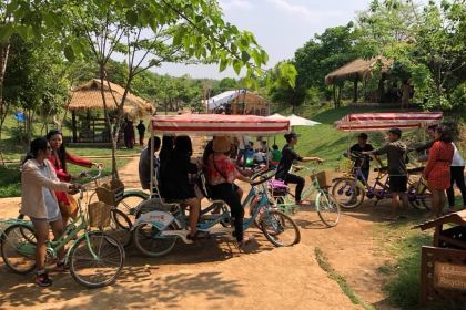 December Garden & Waterfall