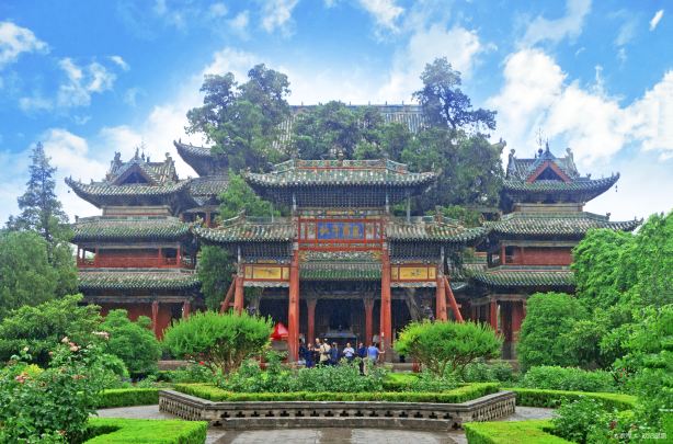 Guan Gong's Hometown Cultural Tourism Scenic Area - Haizhou Guandi Temple Spring and Autumn Building