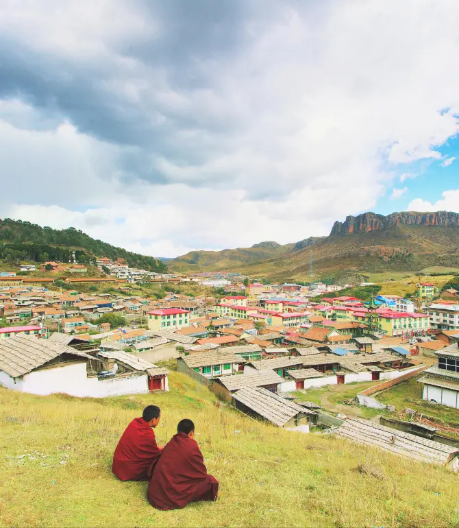 Langmu Temple Town