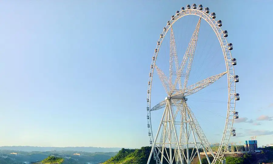 충칭의 눈