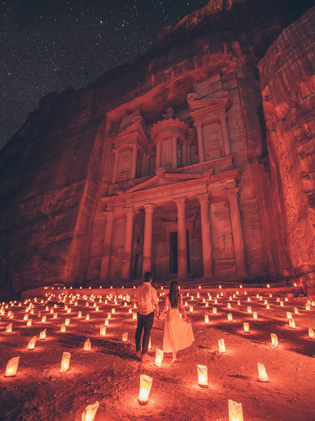 Petra的浪漫夜晚，你們會帶誰去一起分享這個浪漫的晚上？