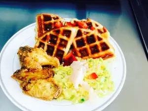 Fantasy Twist Smoothie, Wraps and Waffles