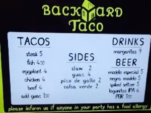 Backyard Taco