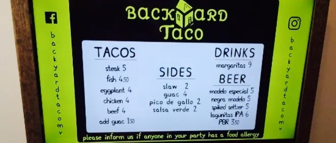 Backyard Taco