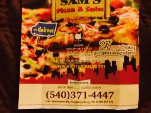 Sam's Pizza Spotsylvania