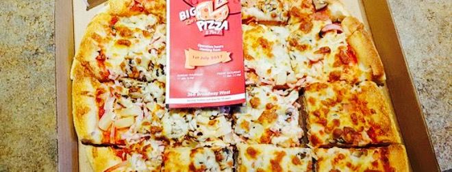 Big Zee’s 2 For 1 Pizza