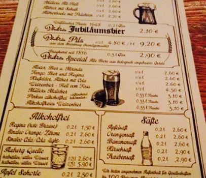 Pinkus Muller Altbierkuche Brauereiausschank