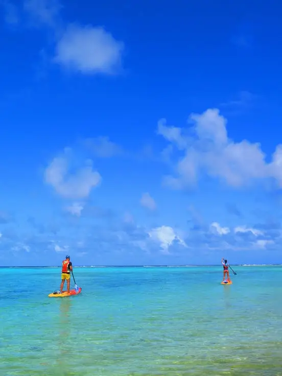 Paddle Boarding in Saipan