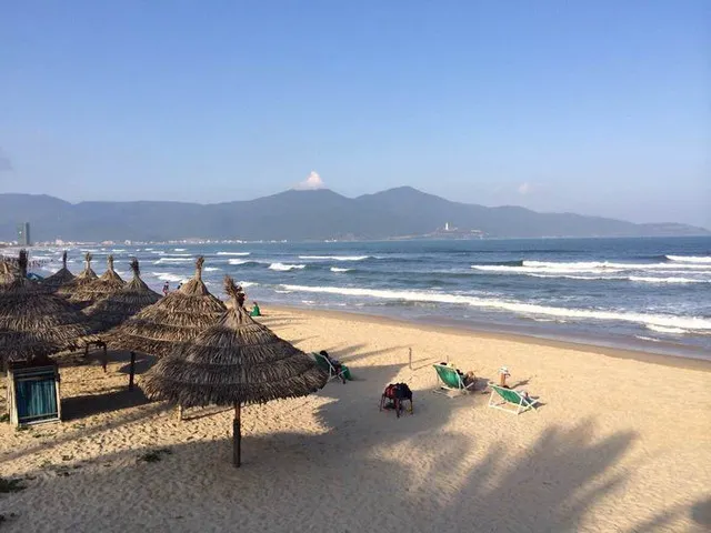 Surf Fishing, Vacationers, and Charming Waves at Da Nang Beach in