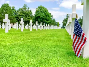 Cimitero e monumento alla memoria americano in Normandia