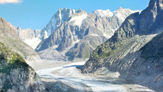 Chamonix-Mont-Blanc, France + Aiguille du Midi + Sea of Glacier (Mont Blanc)
