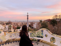 超有趣巴塞隆拿park guell，日落時分在這裏拍照超美的