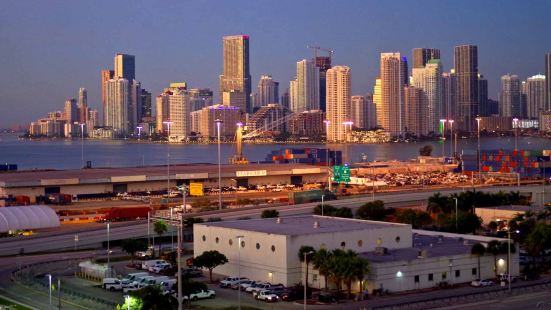 迈阿密港口是比斯坎湾的主要海港，位于佛罗里达州迈阿密的迈阿密