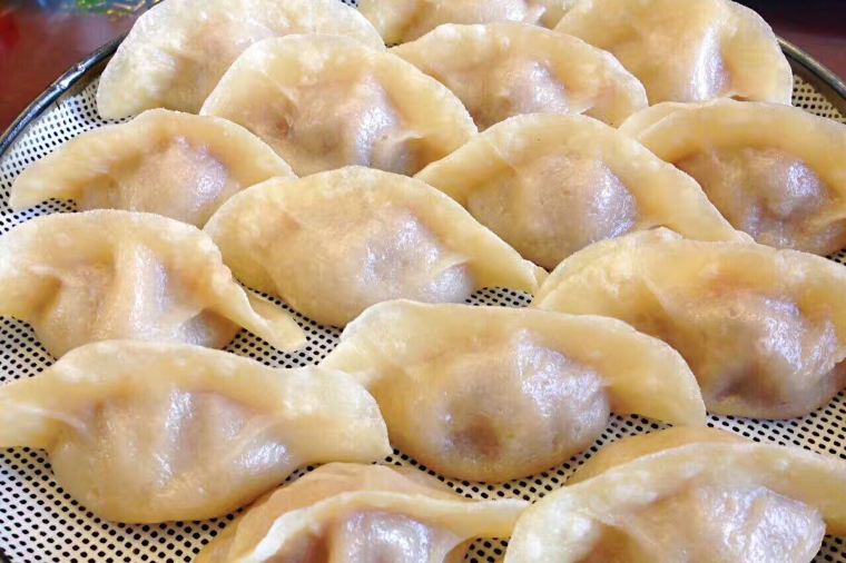 plate of dumplings at Harbin