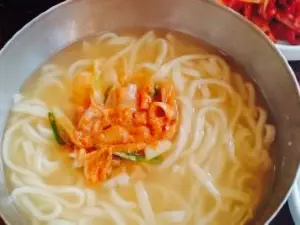 Tongil Noodles Soup
