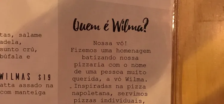 Wilma's Pizza