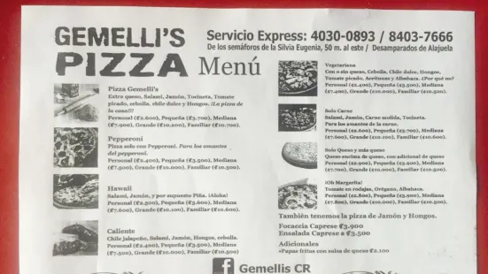 Gemelli's Pizza