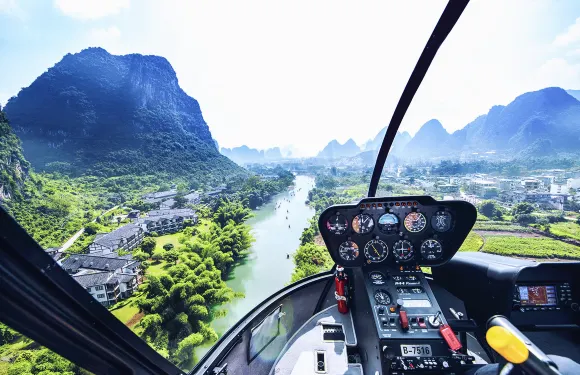 十里畫廊直升機觀光票3人