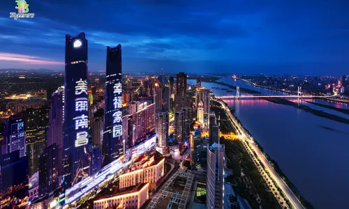 장시 난창 녹지 중앙 플라자