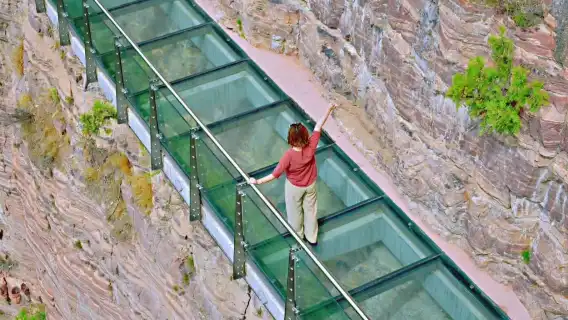 邯鄲東太行一日遊【門票+來回索道+電梯+玻璃棧道|組合自選】