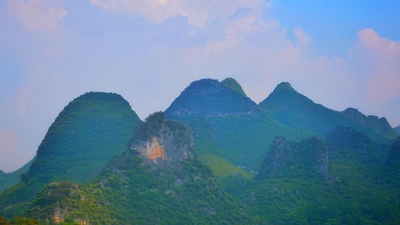 陽朔楊堤駱江竹筏+如意峰+畫廊古鎮一日遊【8人小團/獨立包團】