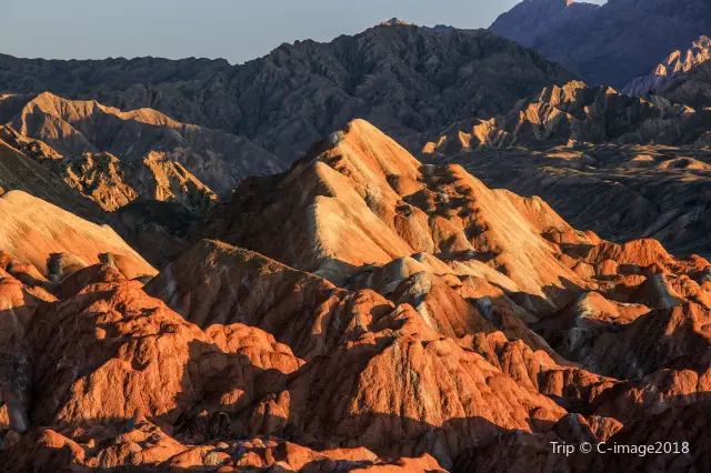Sunsets in Zhangye