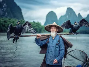 Bamboo Rafting on the Li River in Xingping