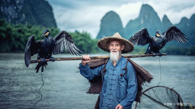 陽朔+灕江風景名勝區竹筏漂流+銀子岩+十里畫廊一日遊【私家團丨包車】