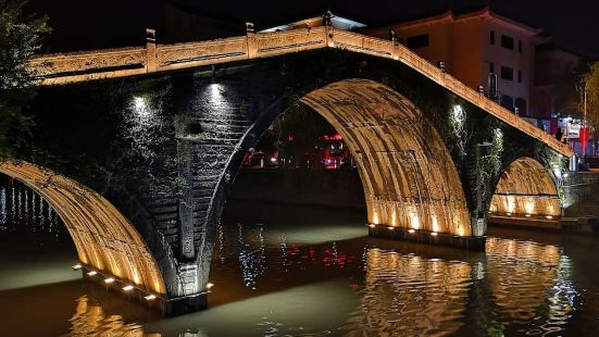 Beautiful bridge in the center