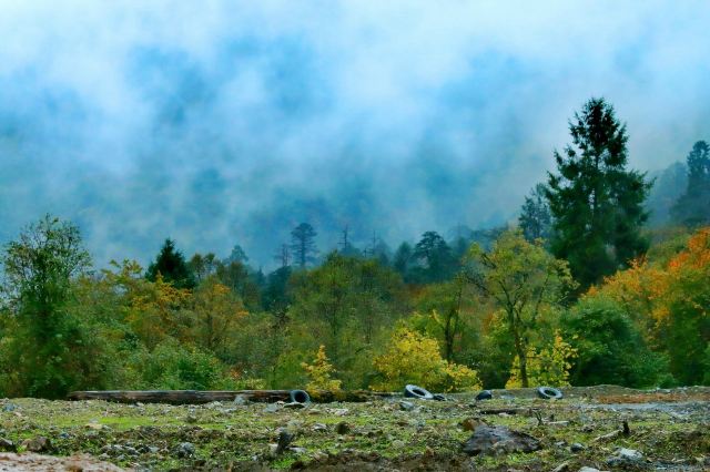 Laba River Park, Erlangshan National Park