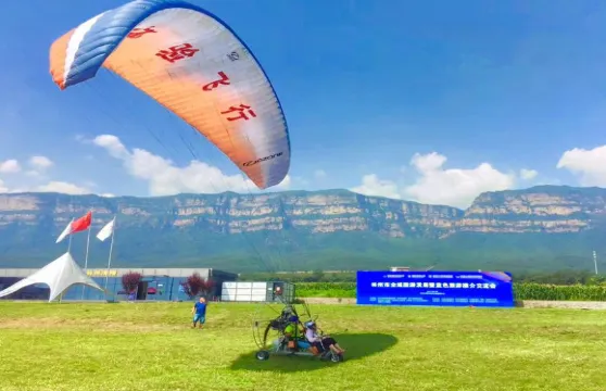 林慮山國際滑翔基地三角翼滑翔體驗成人