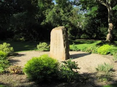 Engraved Couplet by Dr Louis Cha