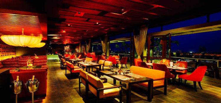 the rooftop bar