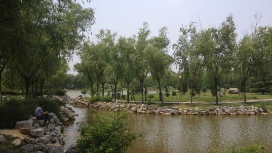 為紀念劉禹錫建造了公園，傳說中劉禹錫葬在這裏，不知道真假，感