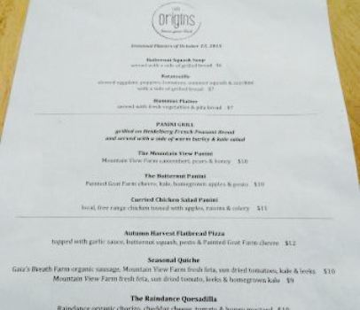 Origins Cafe