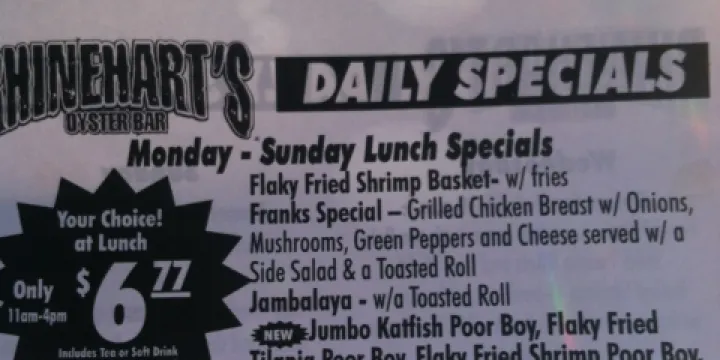 Rhinehart's Oyster Bar